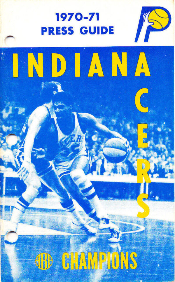 1970-71 Indiana Pacers media guide
