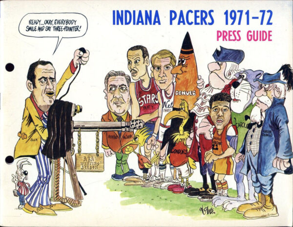 1971-72 Indiana Pacers media guide