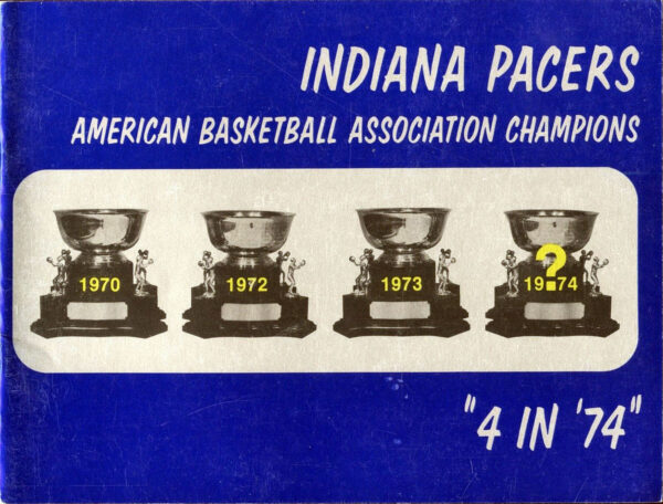 1973-74 Indiana Pacers media guide
