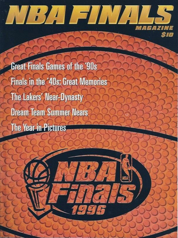1996 NBA Finals program