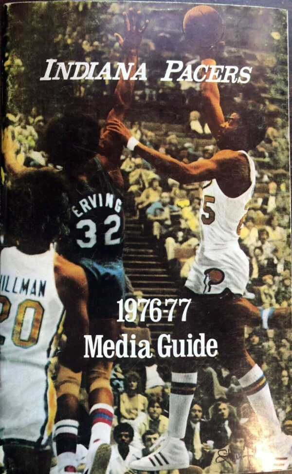 1976-77 Indiana Pacers media guide
