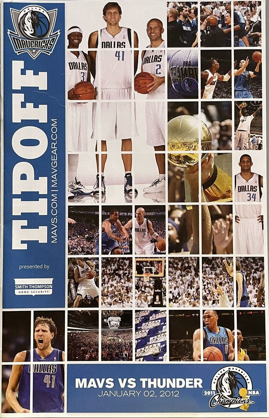 2011-12 Dallas Mavericks program