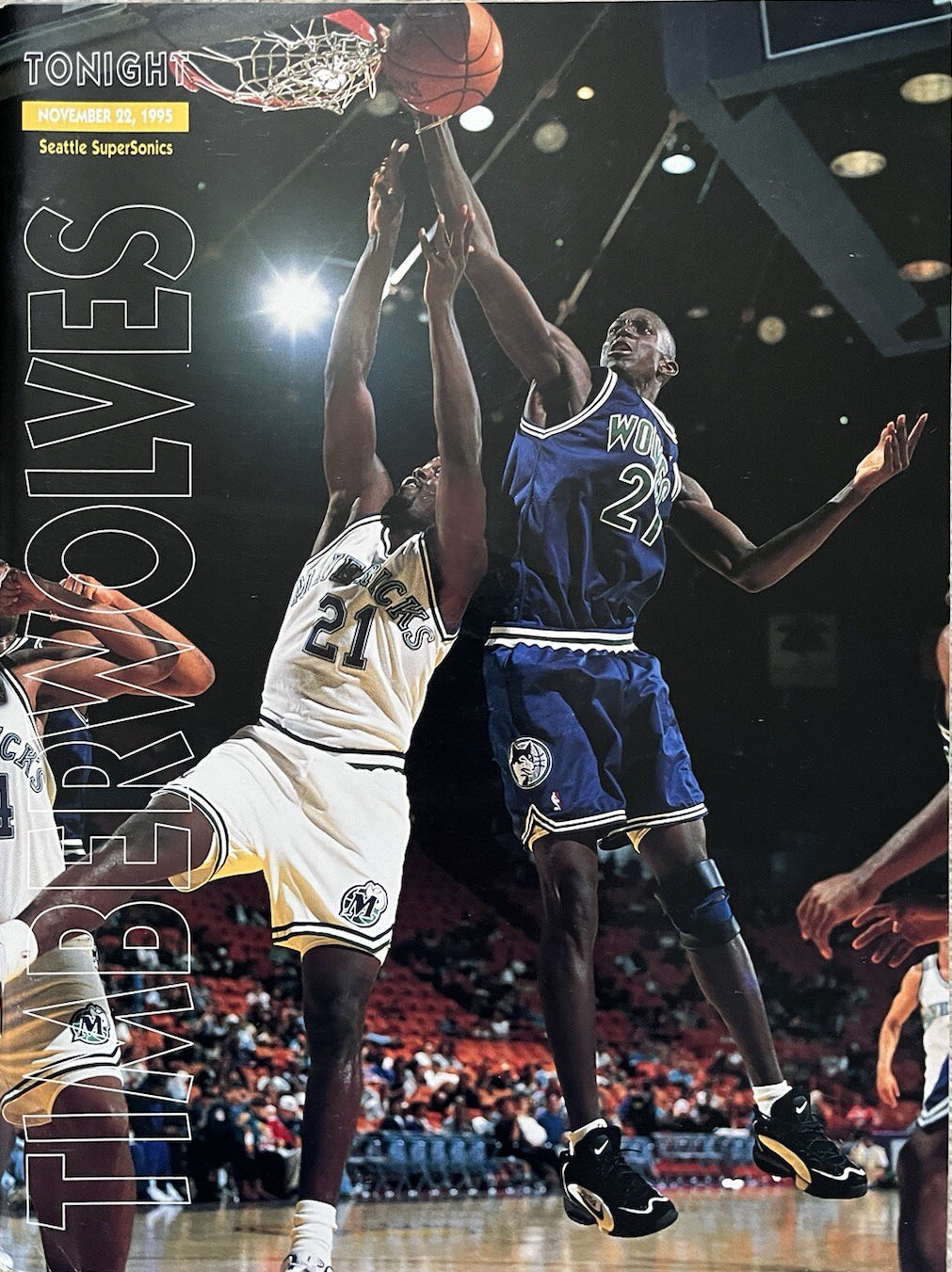 1995-96 Minnesota Timberwolves program