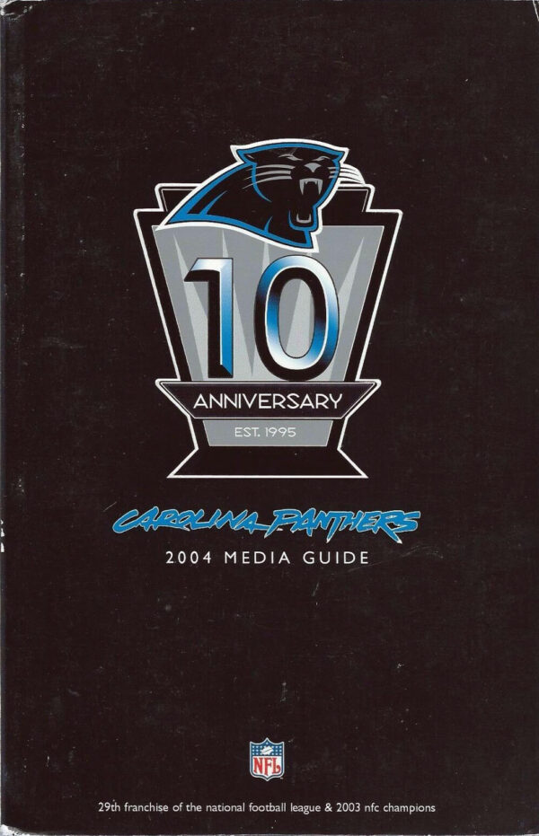 2004 Carolina Panthers media guide