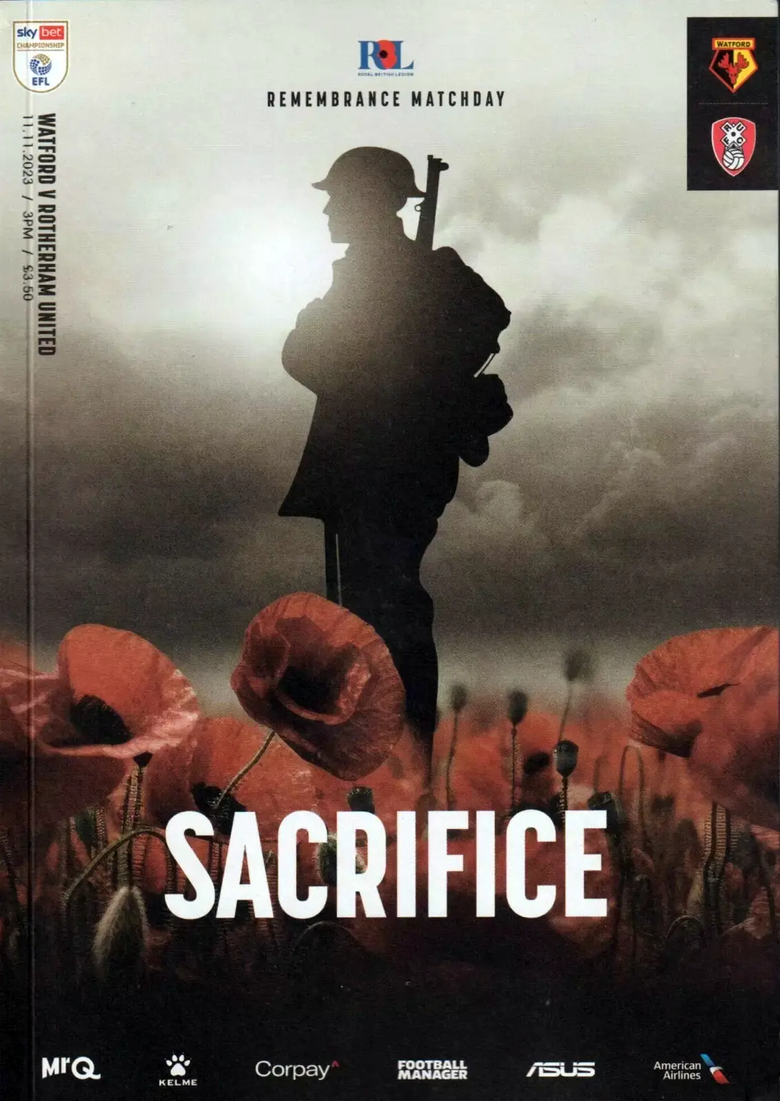 Watford vs. Rotherham United (November 11, 2023)