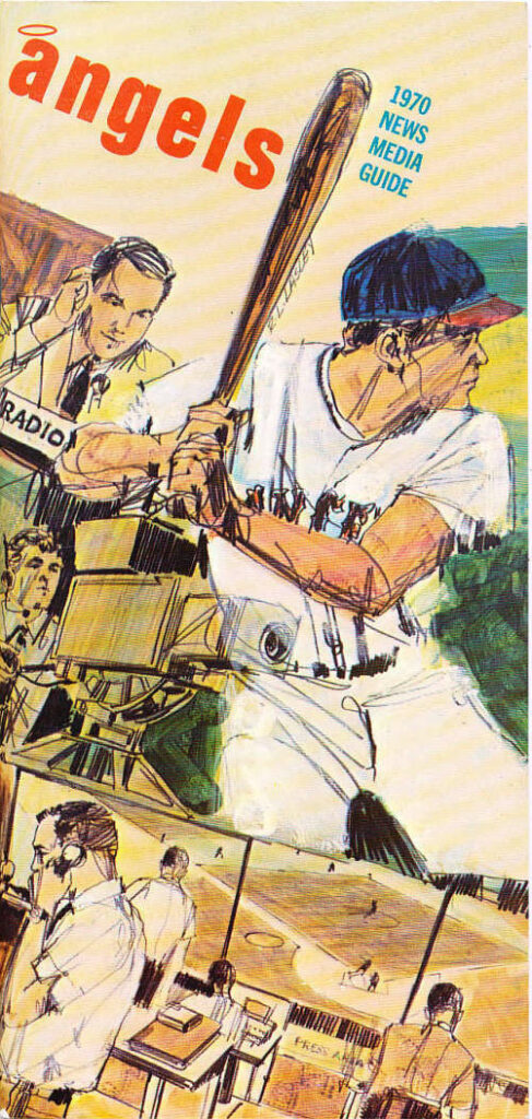 1970 California Angels media guide