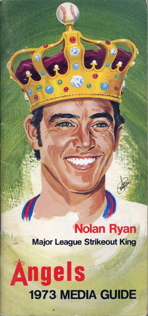 1973 California Angels media guide