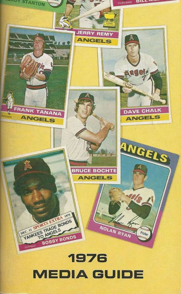 1976 California Angels media guide