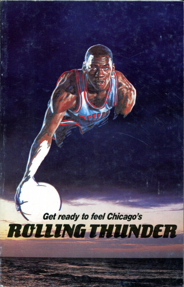 1986-87 Chicago Bulls media guide/yearbook