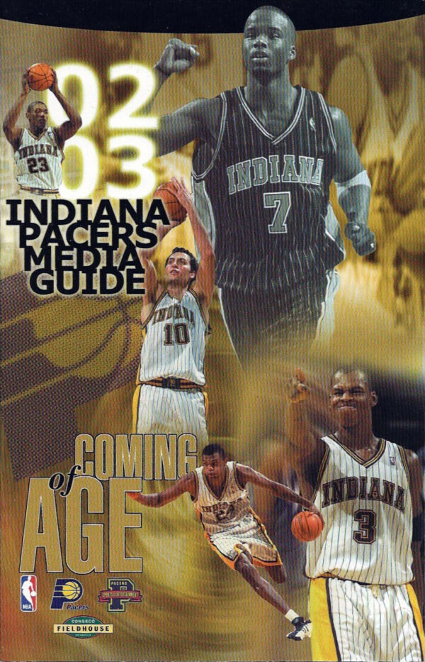 2002-03 Indiana Pacers media guide
