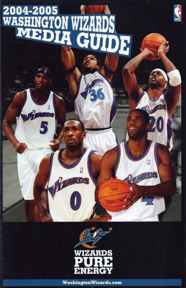 2004-05 Washington Wizards media guide