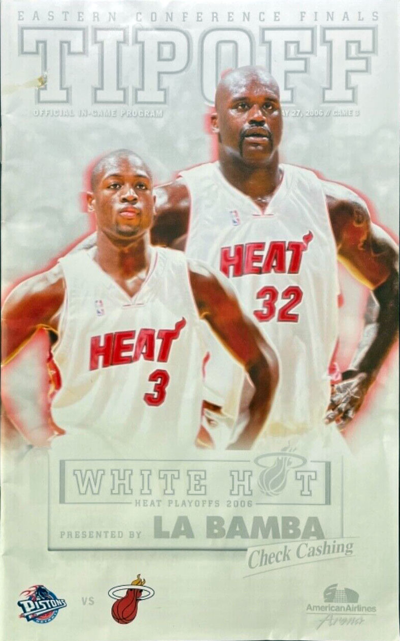2006 Miami Heat playoff program