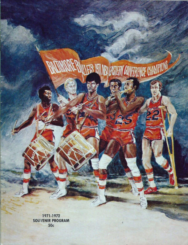 1971-72 Baltimore Bullets program