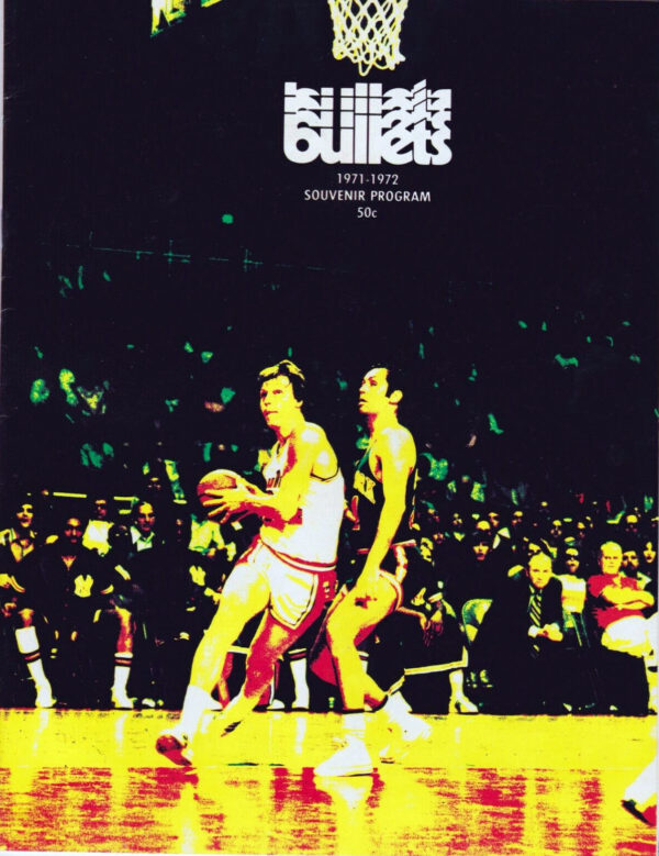 1971-72 Baltimore Bullets program