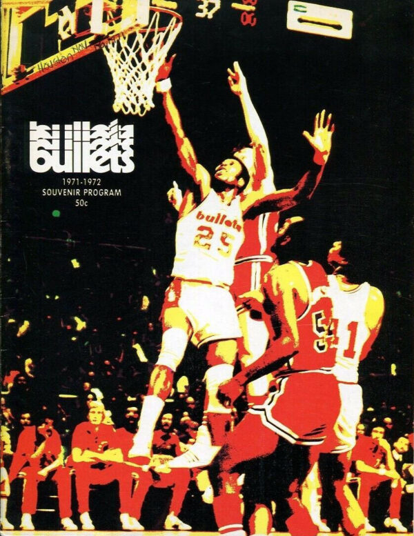 1971-72 Baltimore Bullets program
