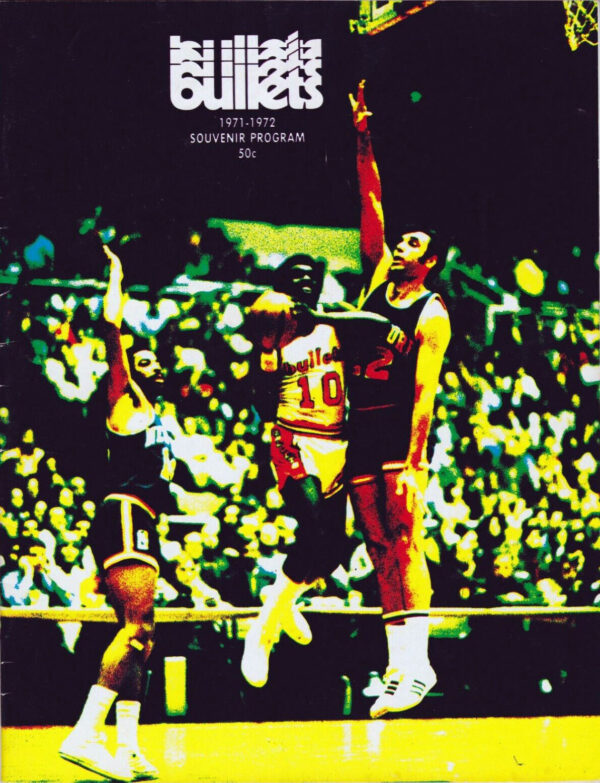 1971-72 Baltimore Bullets program