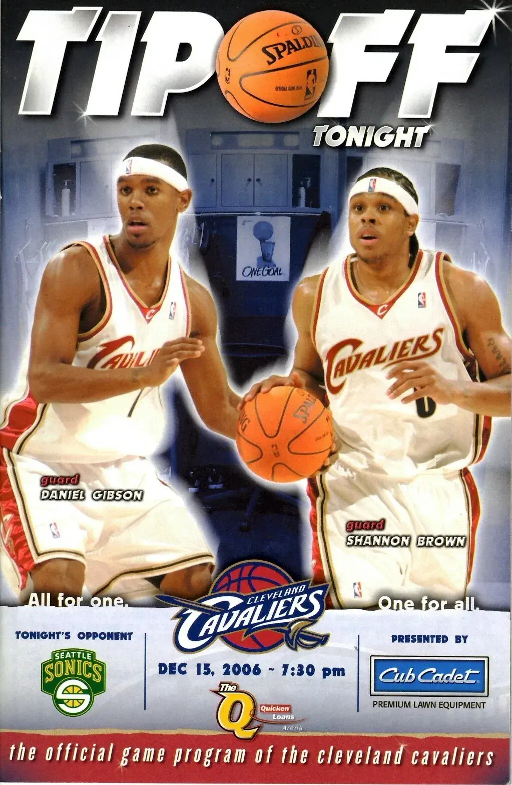 2006-07 Cleveland Cavaliers program