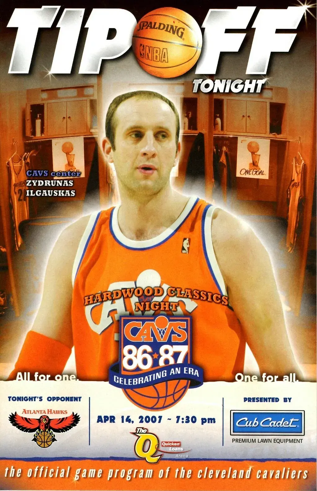 2006-07 Cleveland Cavaliers program