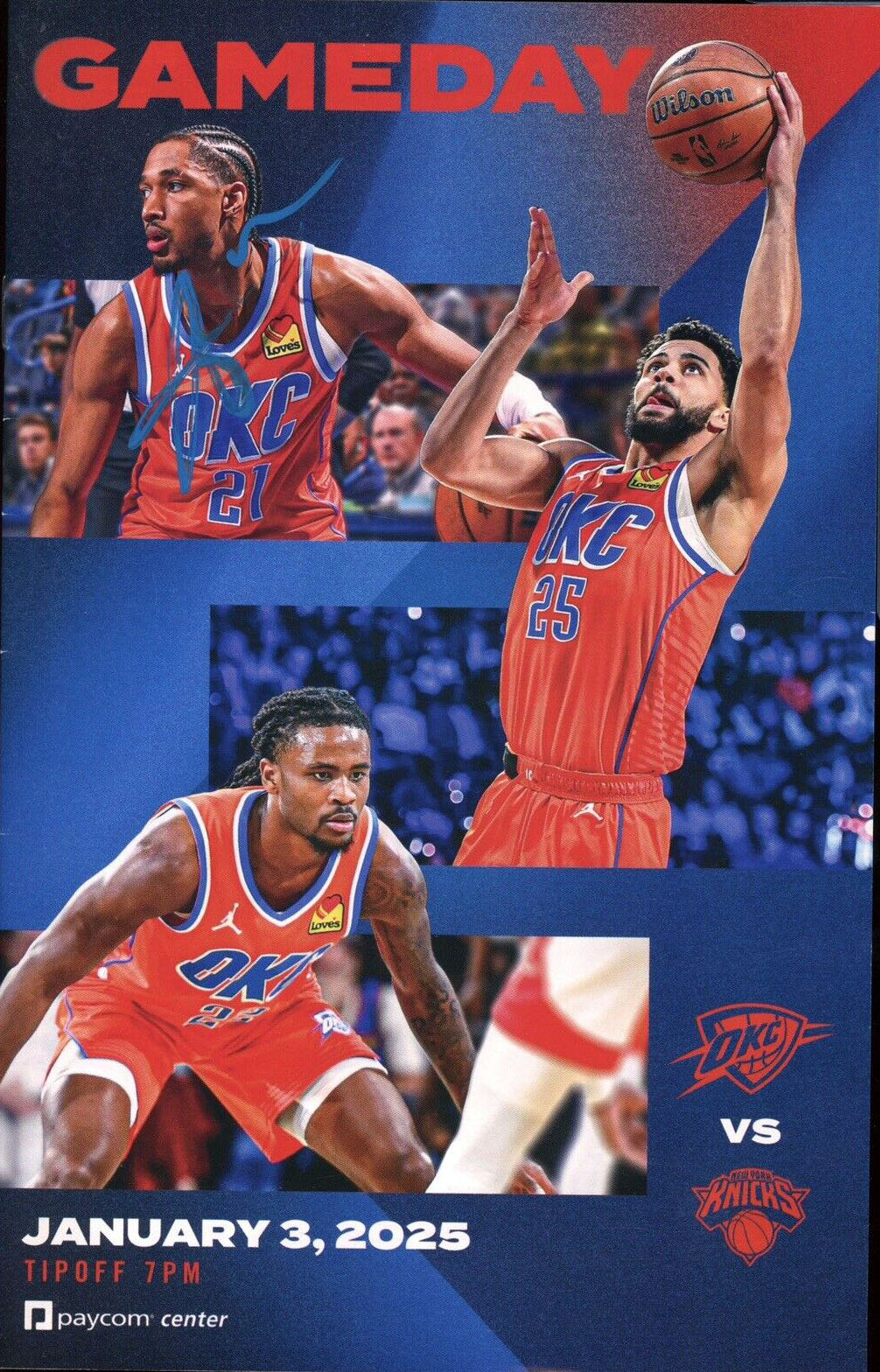 2024-25 Oklahoma City Thunder program