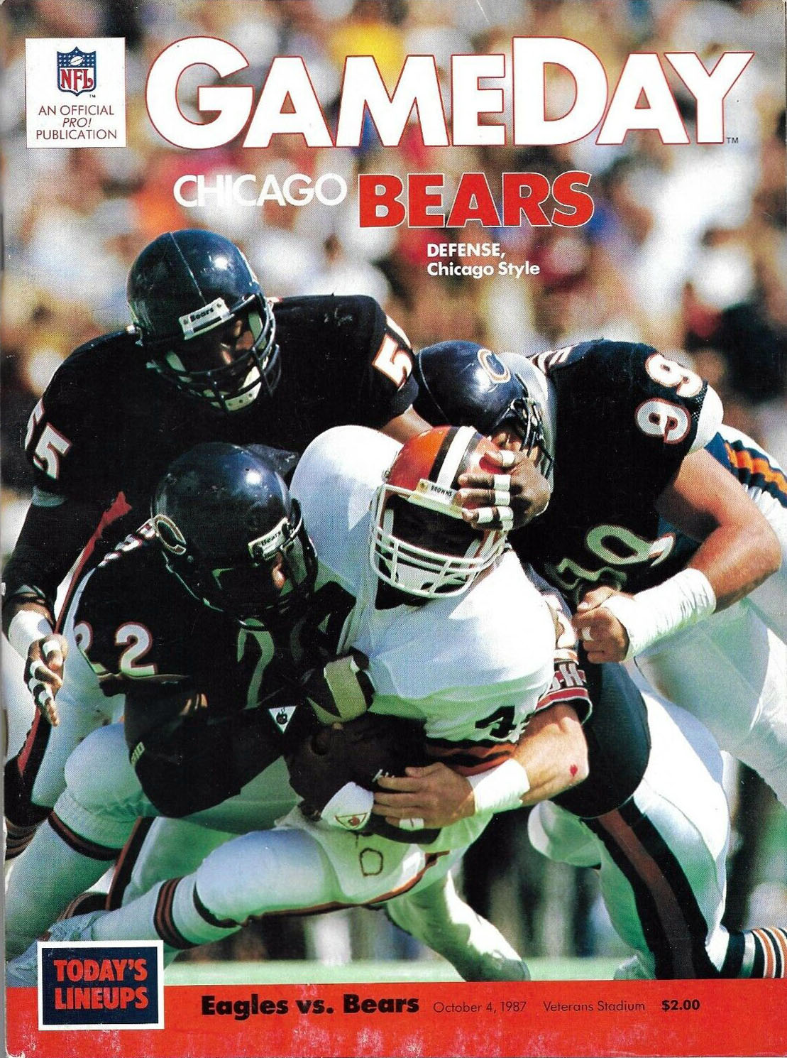 Philadelphia Eagles vs. Chicago Bears (October 4, 1987)