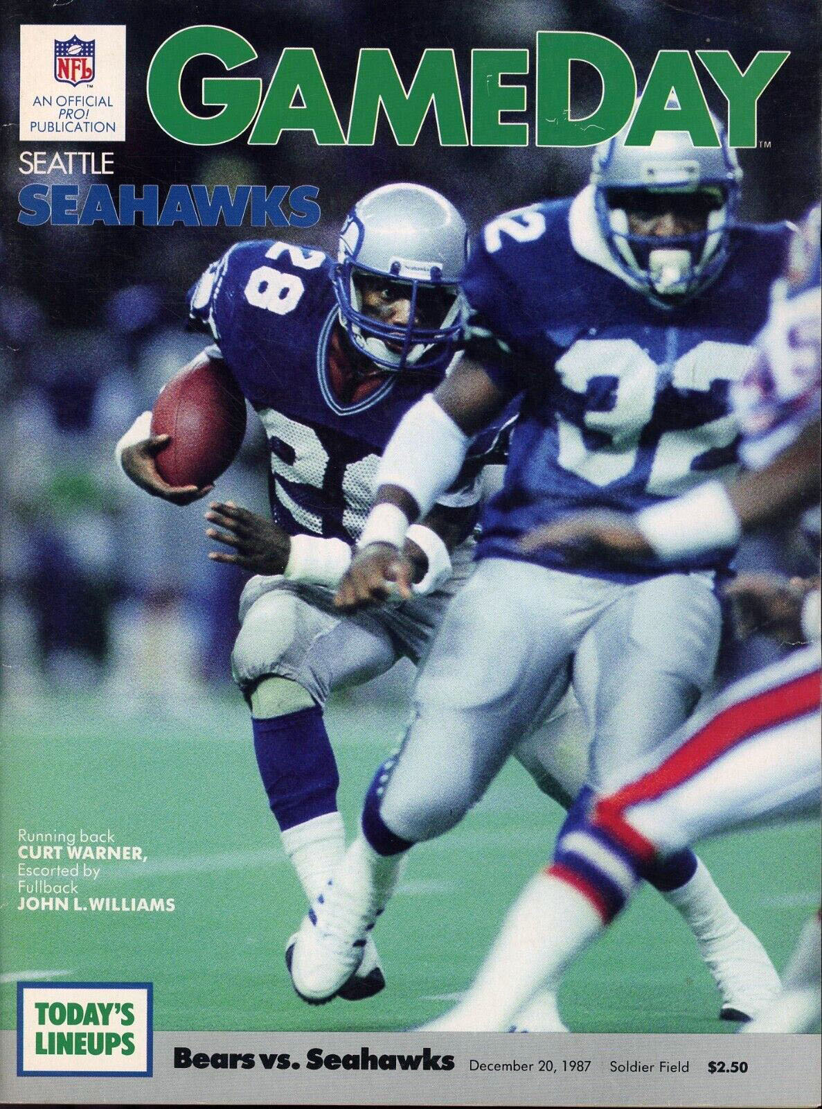 Chicago Bears vs. Seattle Seahawks (December 20, 1987)