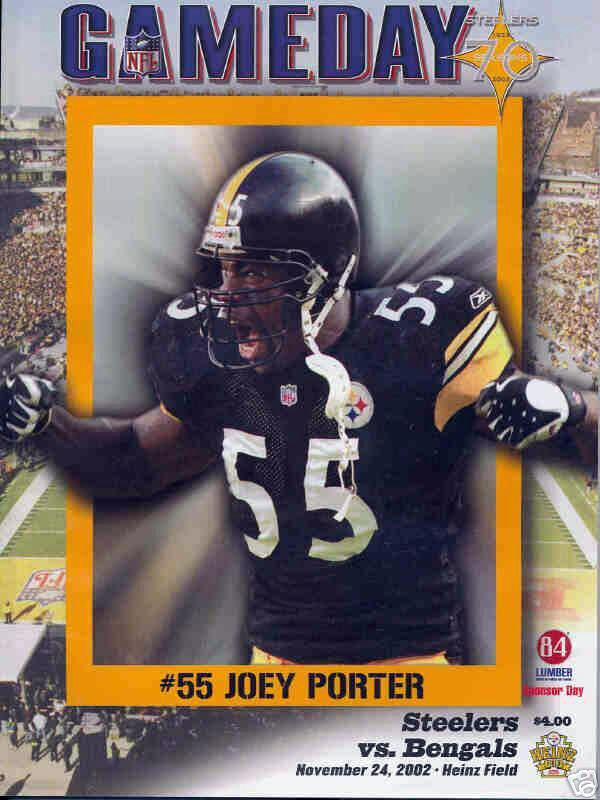 Pittsburgh Steelers vs. Cincinnati Bengals (November 24, 2002)