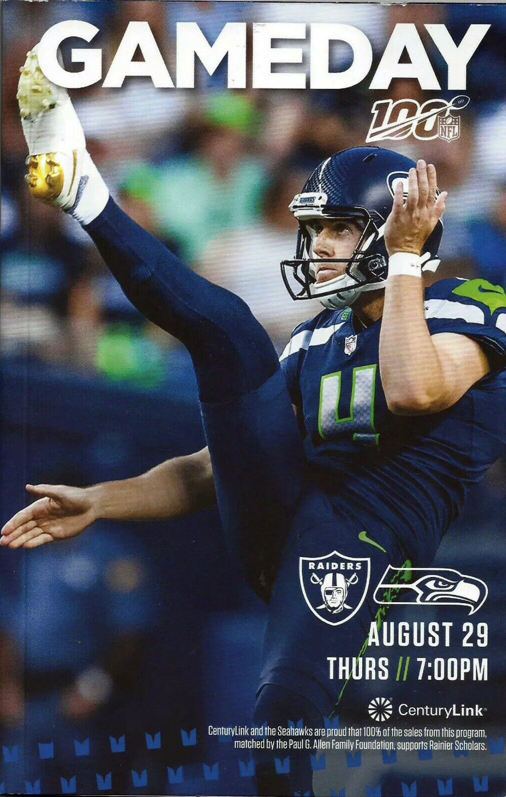 Seattle Seahawks vs. Oakland Raiders (August 29, 2019)
