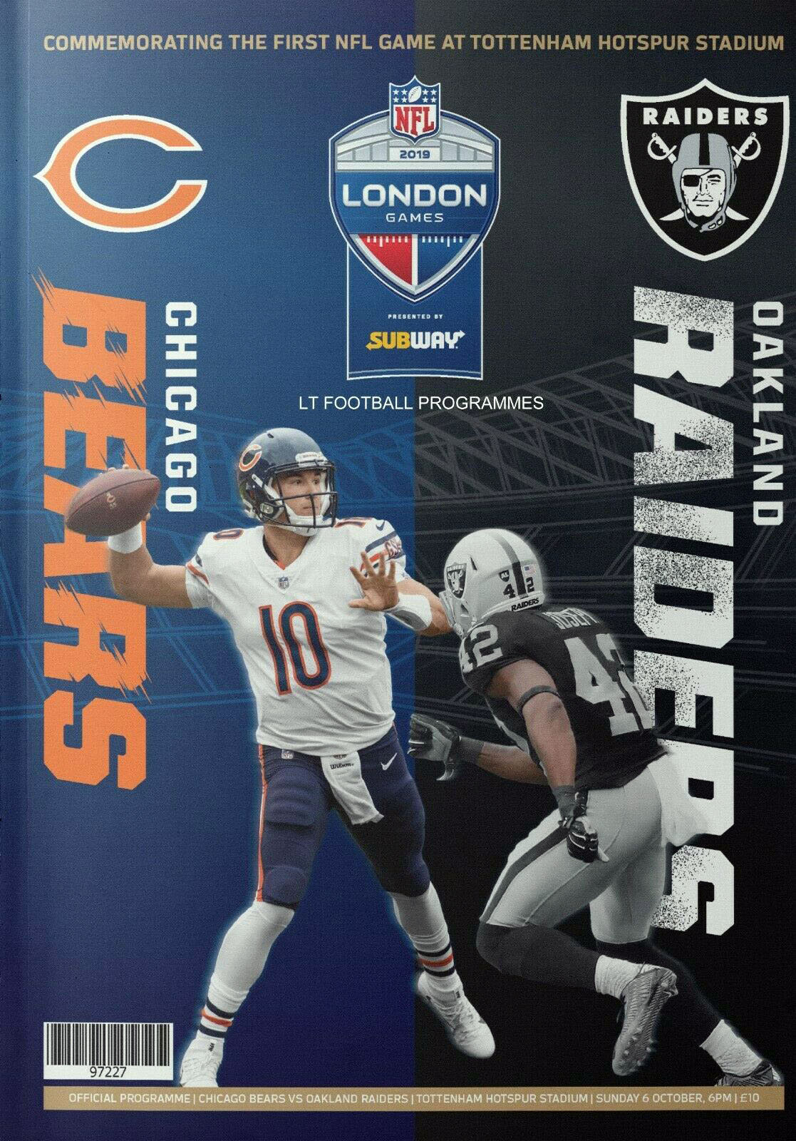 Oakland Raiders vs. Chicago Bears (October 6, 2019)