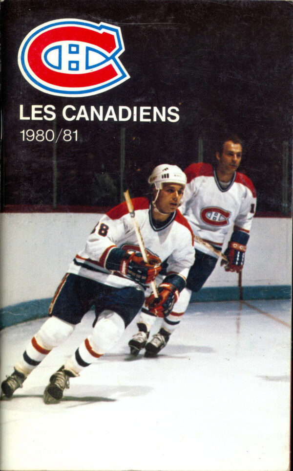 1980-81 Montreal Canadiens media guides/yearbook