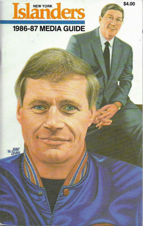 1986-87 New York Islanders media guide