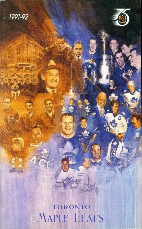 1991-92 Toronto Maple Leafs media guide
