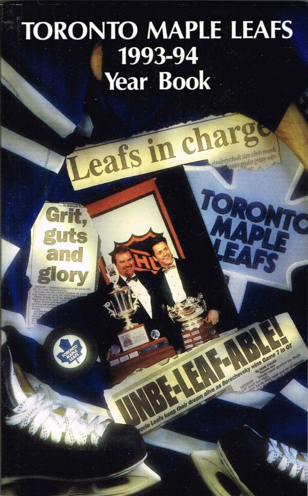1993-94 Toronto Maple Leafs media guide