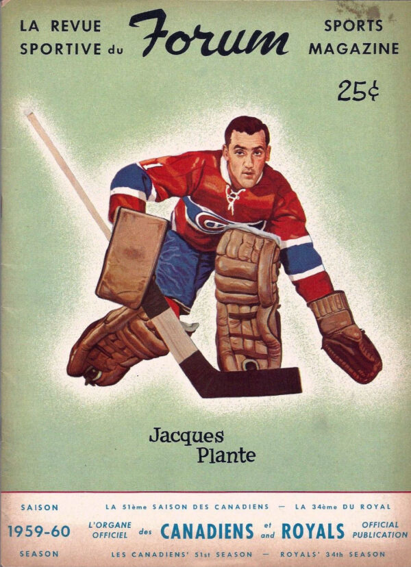 1959-60 Montreal Canadiens playoff program