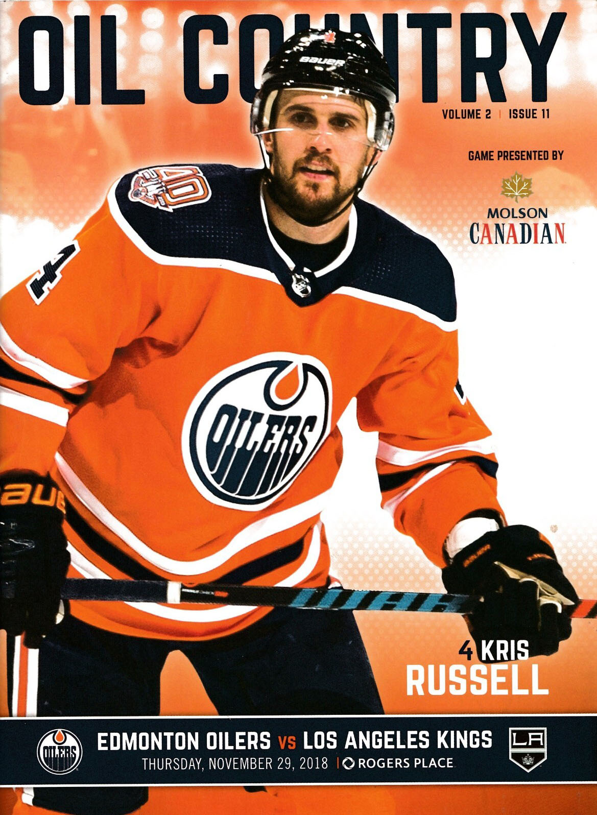 2018-19 Edmonton Oilers program