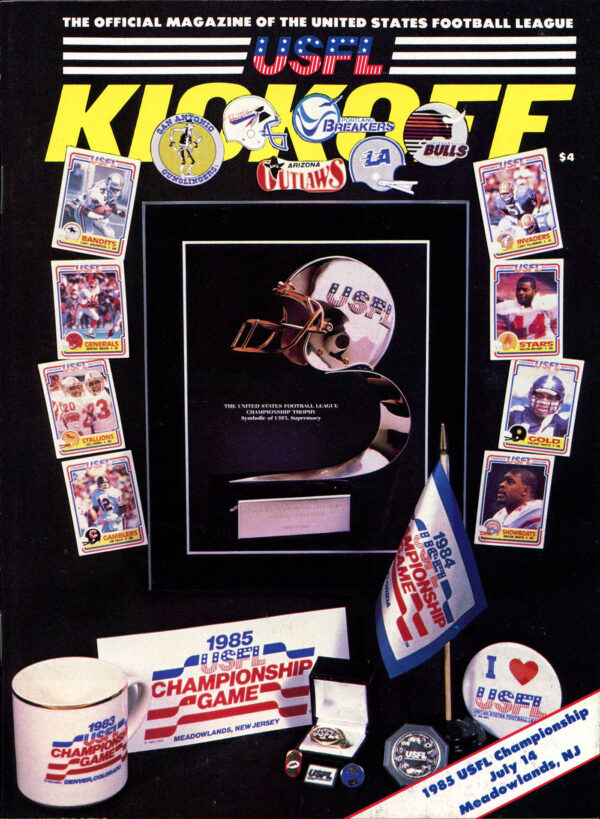 1985 USFL Kickoff Magazine Programs – SportsPaper.info