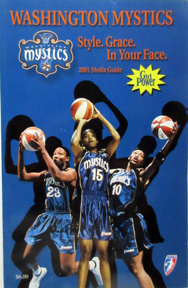 2001 Washington Mystics media guide