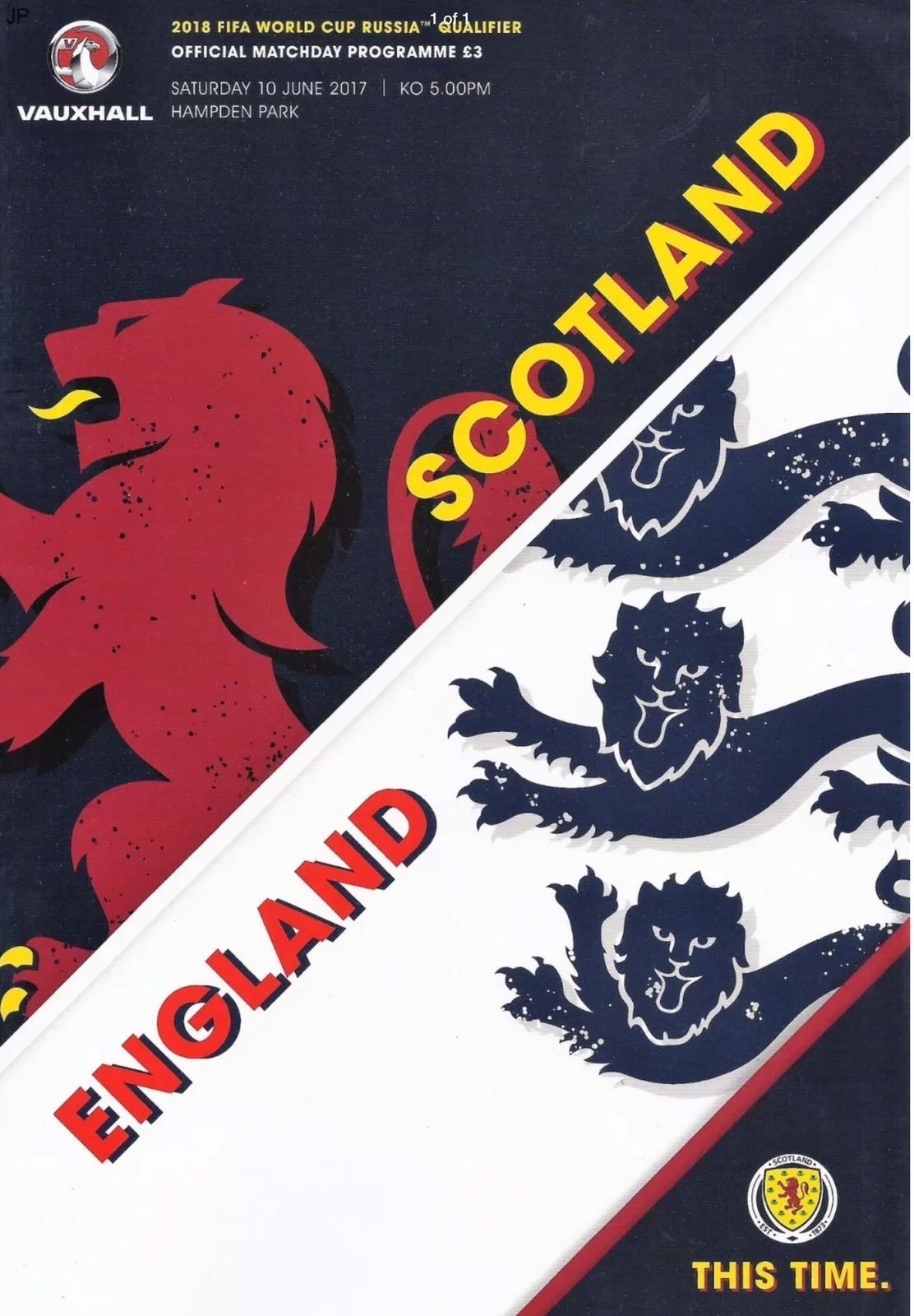 Scotland vs. England (June 10, 2017)