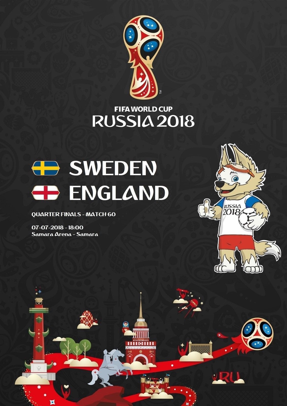 Sweden vs. England (July 7, 2018)