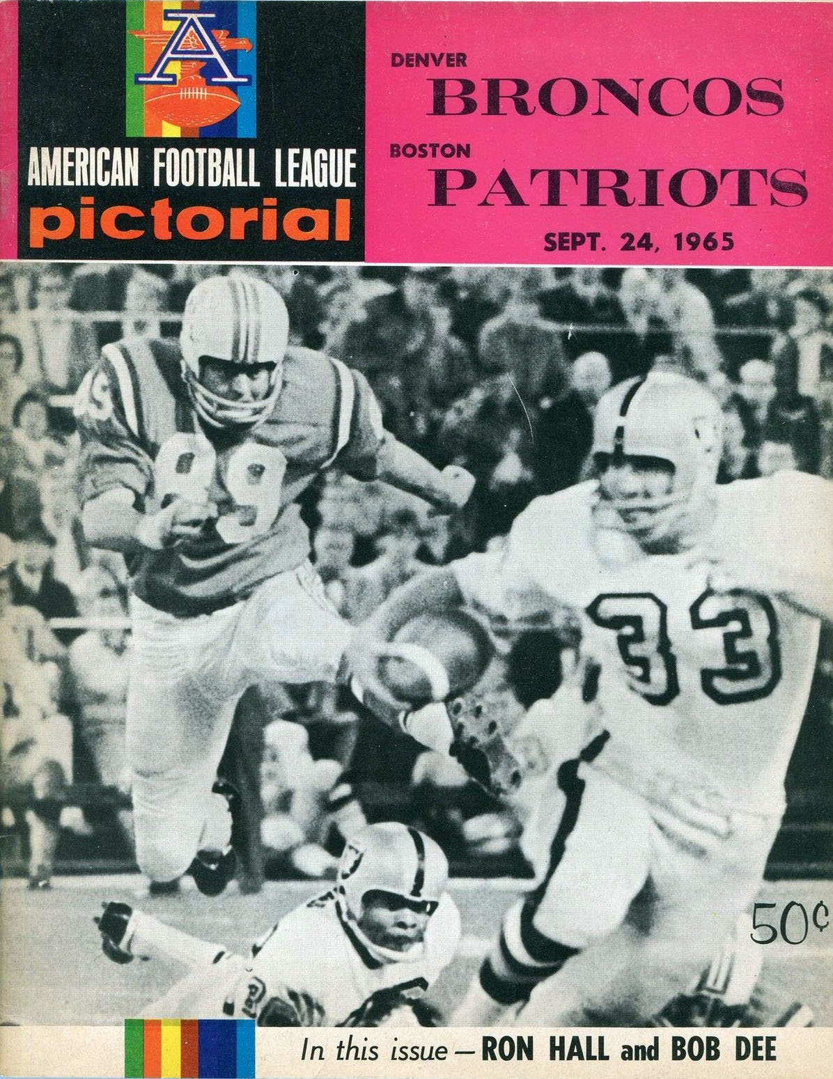 Boston Patriots vs. Denver Broncos (September 24, 1965)