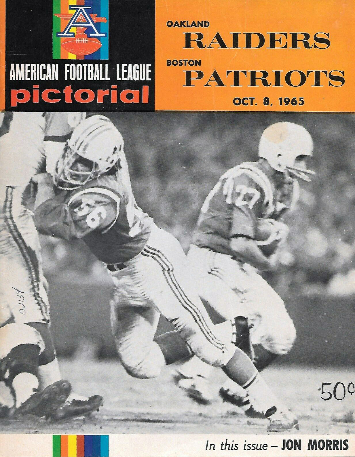 Boston Patriots vs. Oakland Raiders (October 8, 1965)