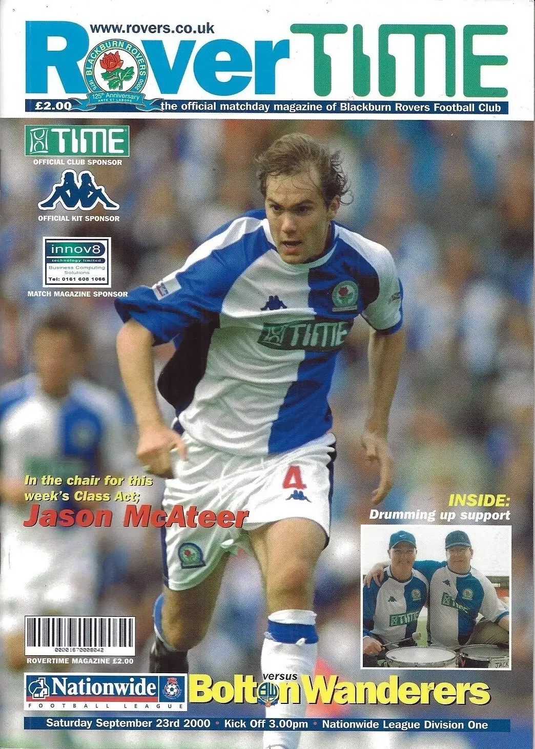 Blackburn Rovers vs. Bolton Wanderers (September 23, 2000)