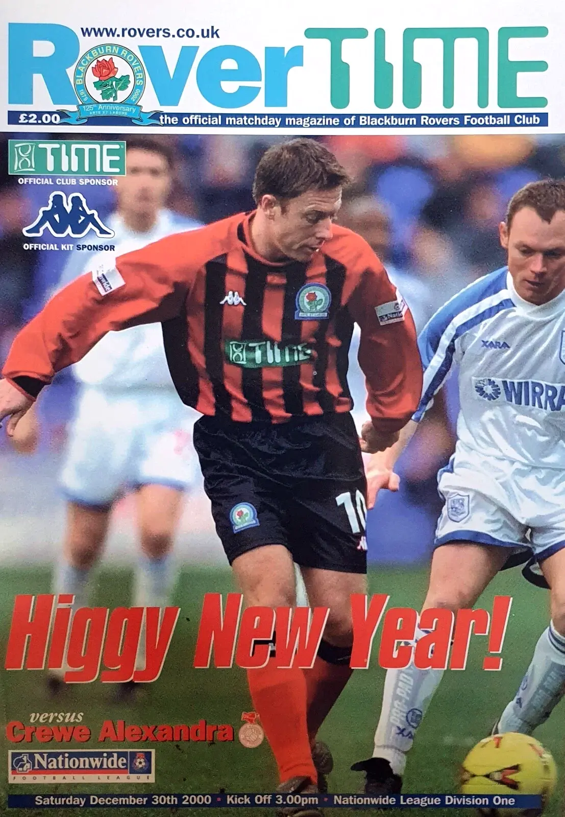Blackburn Rovers vs. Crewe Alexandra (December 30, 2000)
