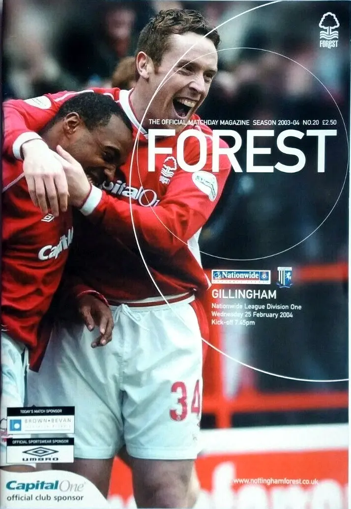 Nottingham Forest vs. Gillingham (February 25, 2004)