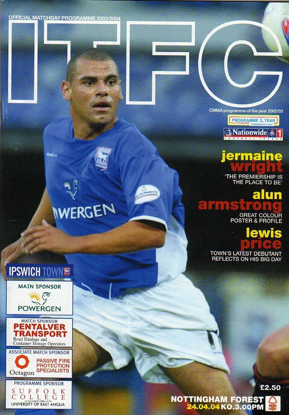 Ipswich Town vs. Nottingham Forest (April 24, 2004)
