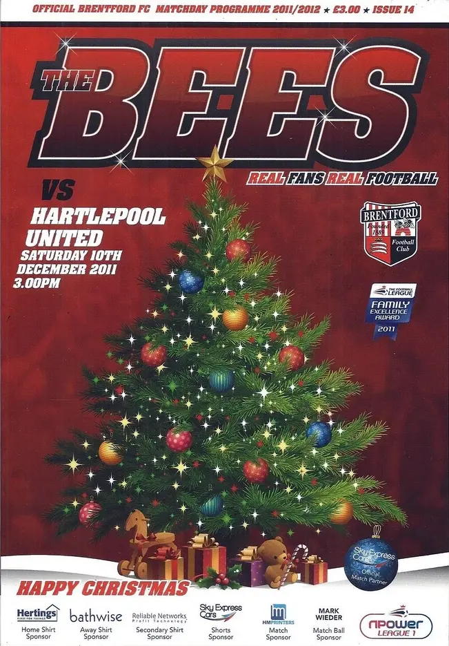 Brentford vs. Hartlepool United (December 10, 2011)