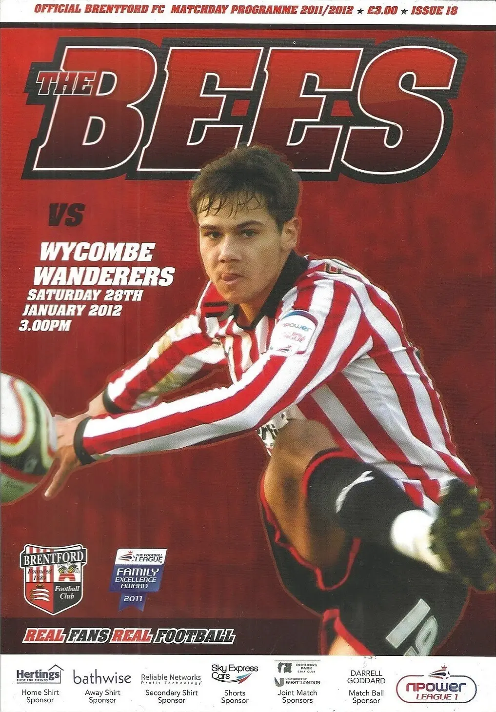 Brentford vs. Wycombe Wanderers (January 28, 2012)
