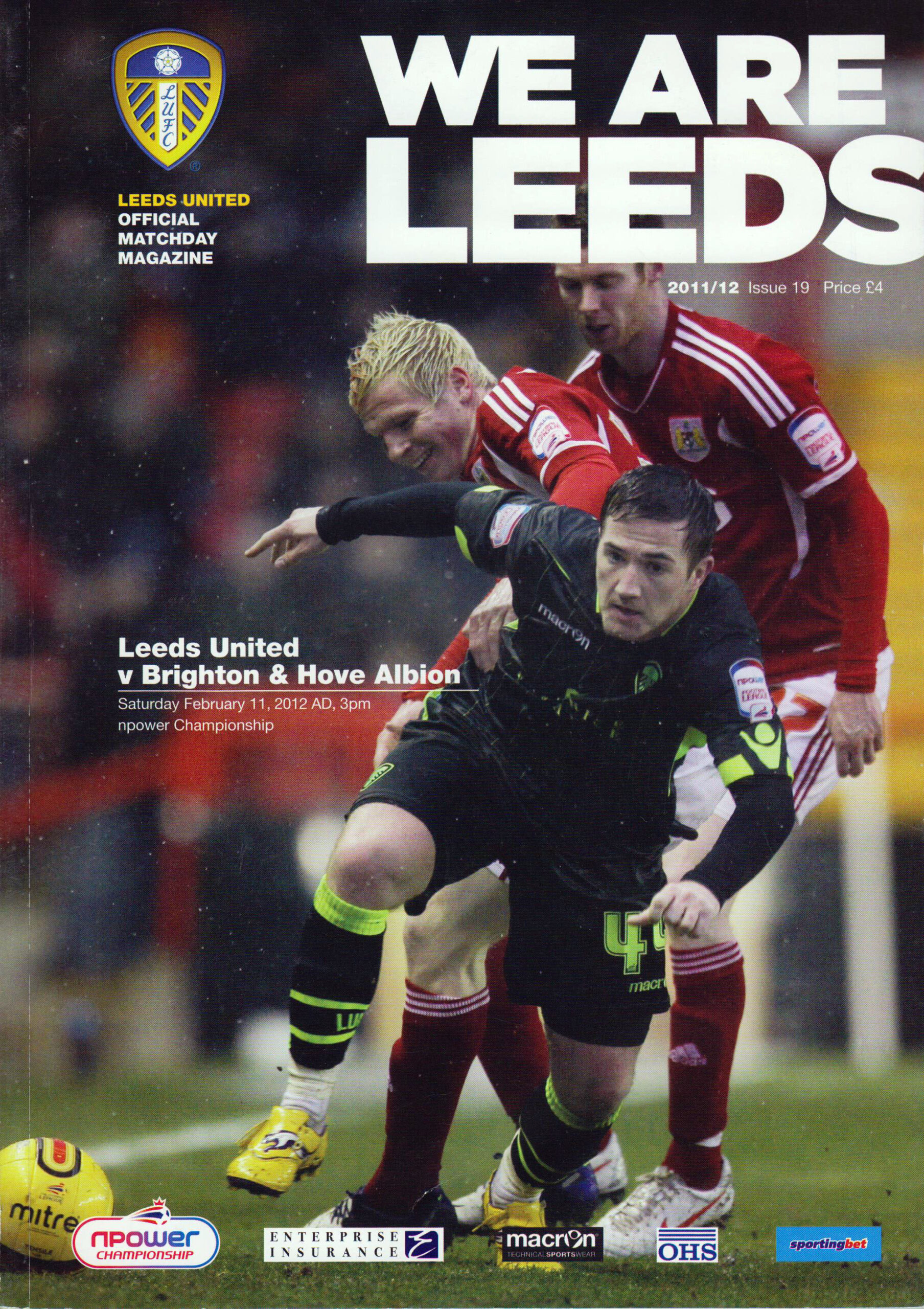 Leeds United vs. Brighton & Hove Albion (February 11, 2012)