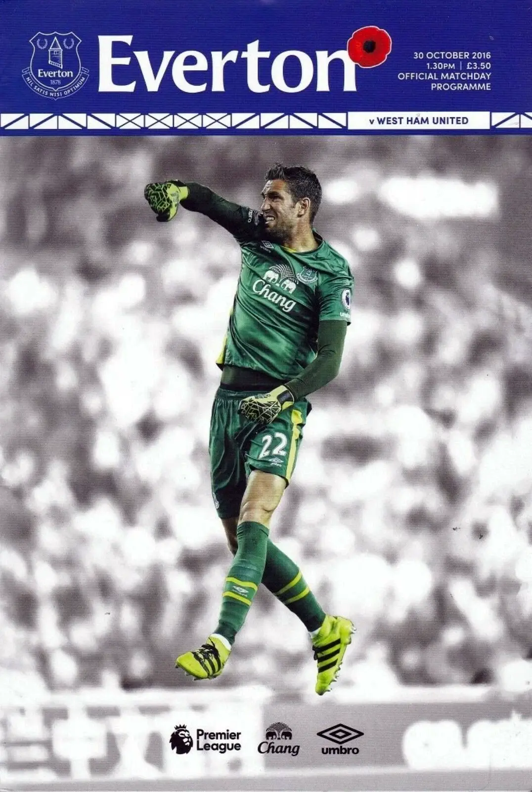 Everton vs. West Ham United (October 30, 2016)