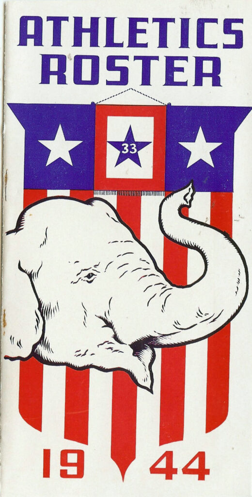 1944 Philadelphia Athletics media guide