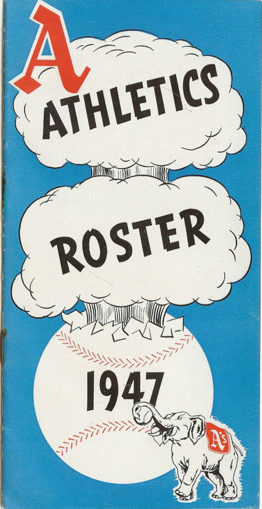 1947 Philadelphia Athletics media guide